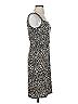 Ann Taylor Animal Print Gray Cocktail Dress Size 4 - photo 4