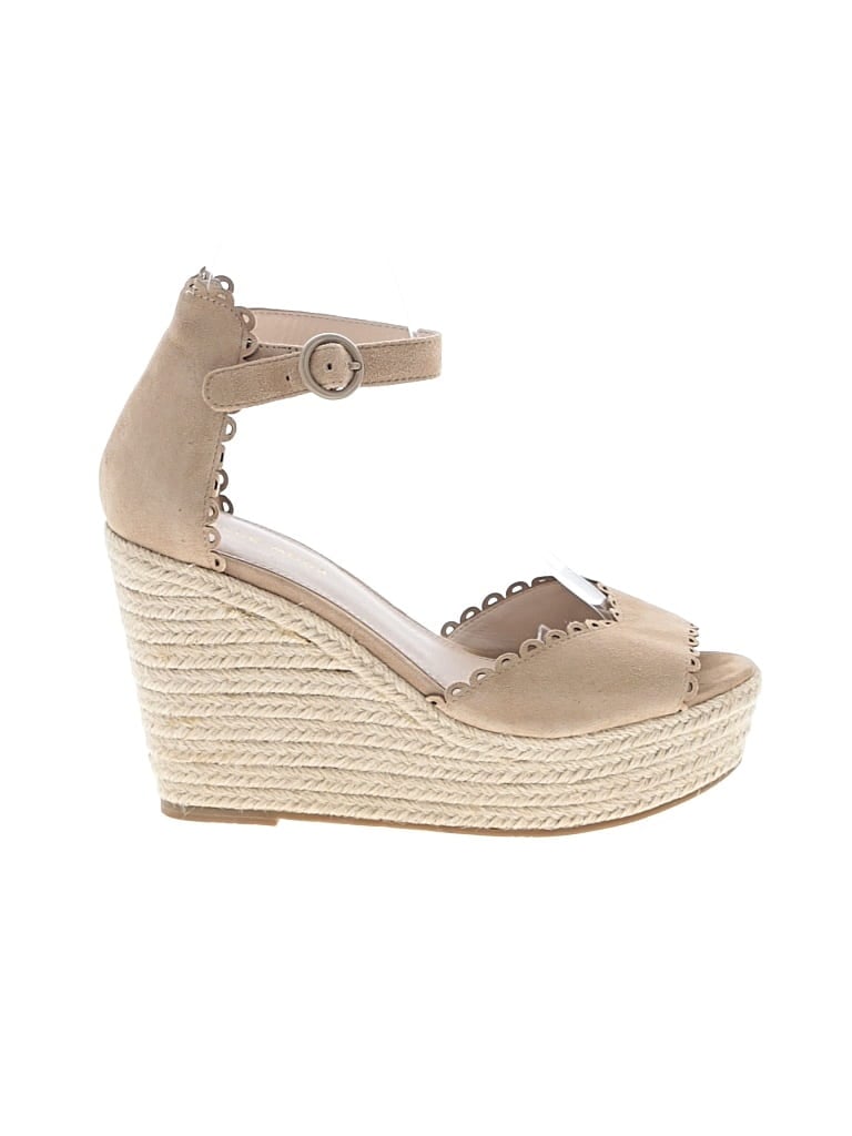 Pre-owned Pelle Moda Wedges In Brown