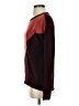 Long Tall Sally Color Block Burgundy Pullover Sweater Size XS - photo 5