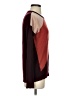 Long Tall Sally Color Block Burgundy Pullover Sweater Size XS - photo 4