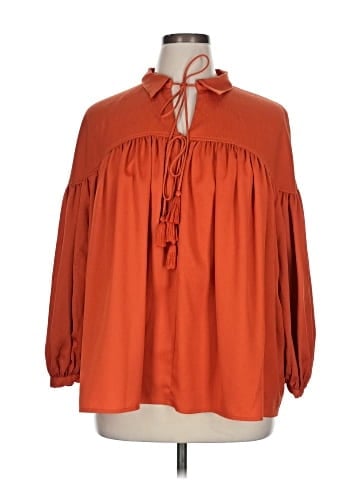 Finders 3/4 Sleeve Blouse (view 1)
