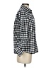 Tommy Hilfiger Checkered-gingham Blue 3/4 Sleeve Blouse Size S - photo 4