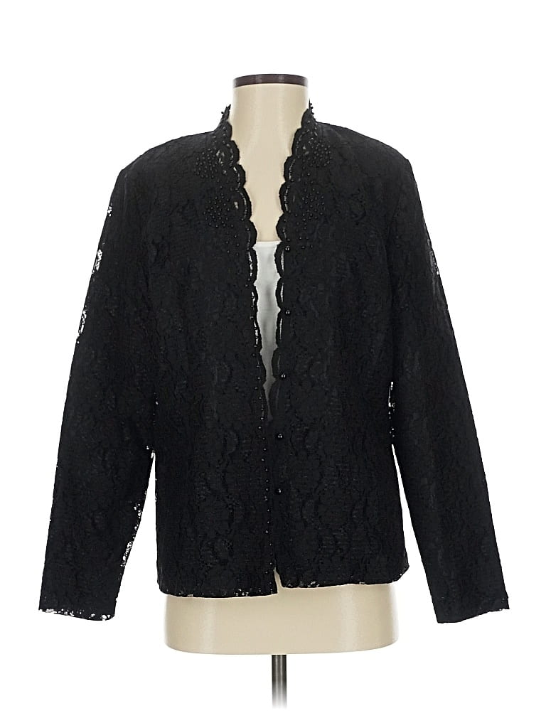 Karen Scott Blazer Jacket In Black