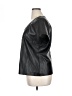 Ann Taylor 100% Polyester Black Short Sleeve Blouse Size XL - photo 5
