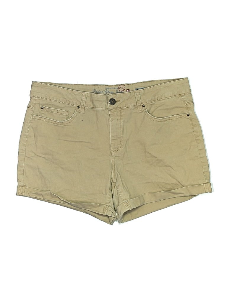 Pre-owned Faded Glory Khaki Shorts In Brown