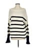 Zara Stripes Ivory Pullover Sweater Size XS - photo 1