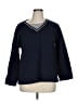 Karen Scott Sport Blue Pullover Sweater Size XL - photo 1