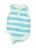 Rene Rofe 100% Cotton Tie-dye Blue Short Sleeve Onesie Size 6-9 mo - photo 1