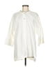 Gap 100% Cotton Ivory 3/4 Sleeve Button-Down Shirt Size Med - Lg - photo 1