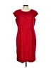Dana Buchman Solid Red Cocktail Dress Size 12 - photo 1