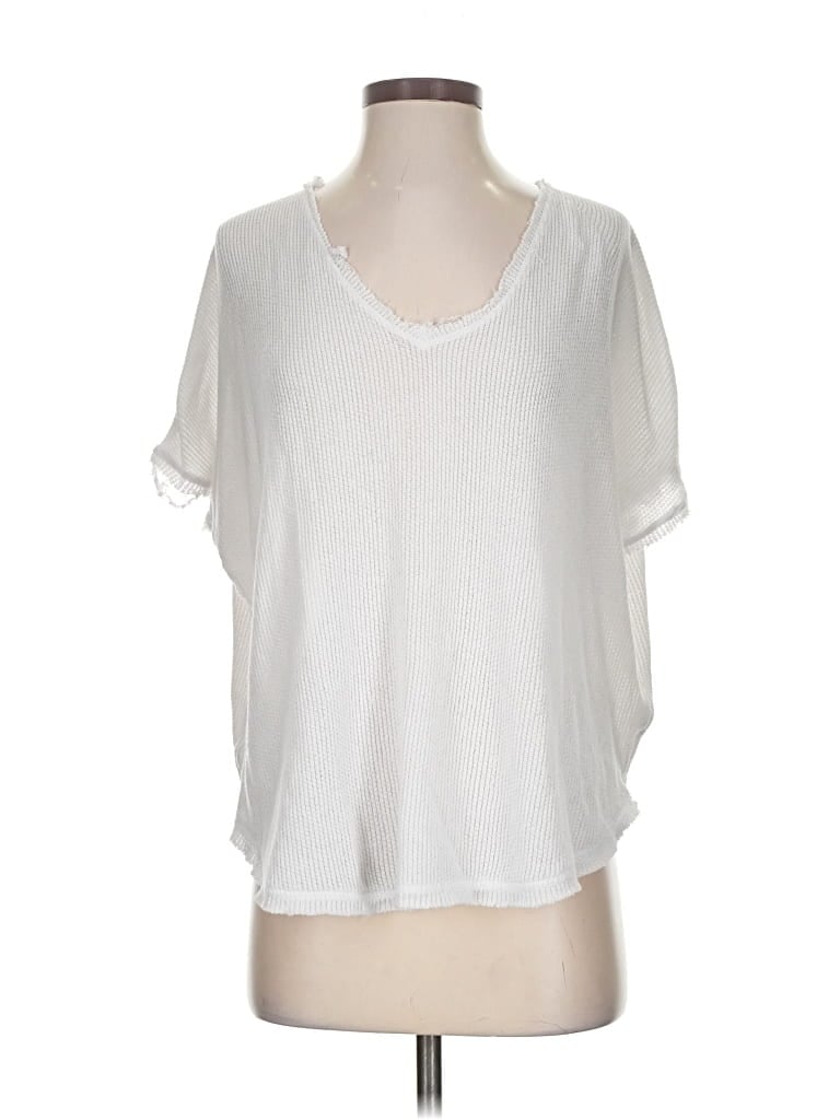 Pre-owned Out From Under Short Sleeve T-shirt In White