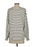 CAbi Stripes Ivory Long Sleeve Blouse Size S - photo 2