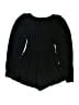 Chelsea28 Solid Black Romper Size XXS - photo 2
