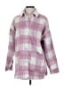 L Space Plaid Purple Coat Size XS - photo 1