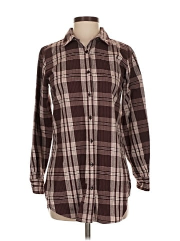 Garnet Hill Long Sleeve Button-Down Shirt (view 1)