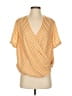 Scotch & Soda 100% Polyester Orange Short Sleeve Blouse Size 2 - photo 1