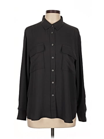 Ann Taylor LOFT Outlet Long Sleeve Button-Down Shirt (view 1)