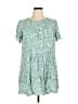 Unbranded 100% Rayon Teal Casual Dress Size XL - photo 1