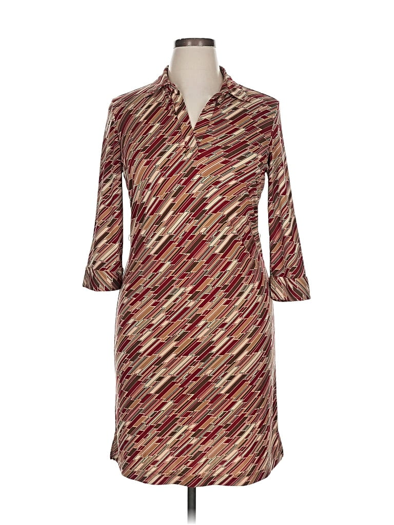 Pre-owned Mossimo Casual Dress In Brown