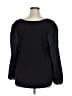 Lane Bryant 100% Polyester Black 3/4 Sleeve Blouse Size 14 - 16 Plus - photo 2