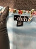 Deb 100% Cotton Floral Blue Casual Dress Size 7 - photo 7