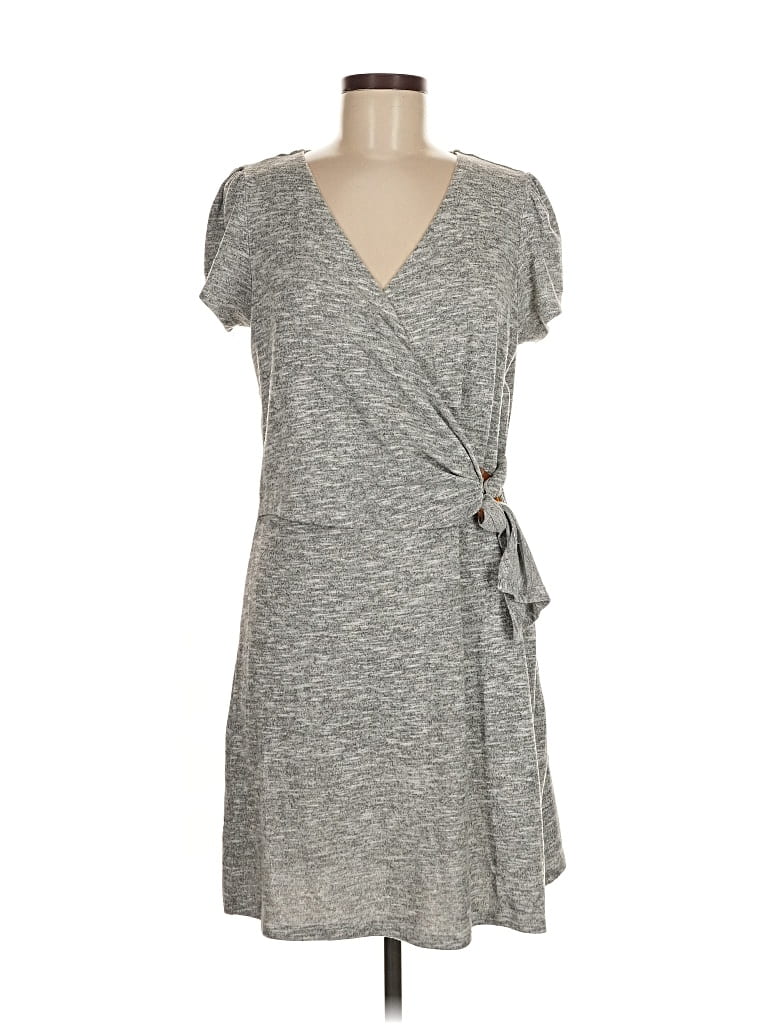 Pre-owned Eyeshadow Casual Dress In Gray
