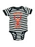 Revolution Stripes Gray Short Sleeve Onesie 3-6 MO / 6 MO - photo 1
