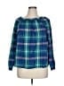 Old Navy 100% Cotton Blue Long Sleeve Blouse Size XL - photo 1
