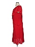 Coldwater Creek 100% Polyester Red Cocktail Dress Size 14 - photo 5