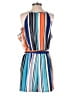 Jennifer Lopez Stripes Blue Casual Dress Size 6 - photo 2