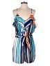 Jennifer Lopez Stripes Blue Casual Dress Size 6 - photo 1