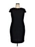 AGB Solid Black Cocktail Dress Size 16 - photo 1