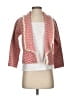 Lilla P 100% Cotton Chevron-herringbone Red Blazer Size S - photo 1
