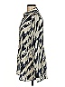 CAbi 100% Polyester Animal Print Ivory Long Sleeve Blouse Size M - photo 5