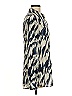 CAbi 100% Polyester Animal Print Ivory Long Sleeve Blouse Size M - photo 4