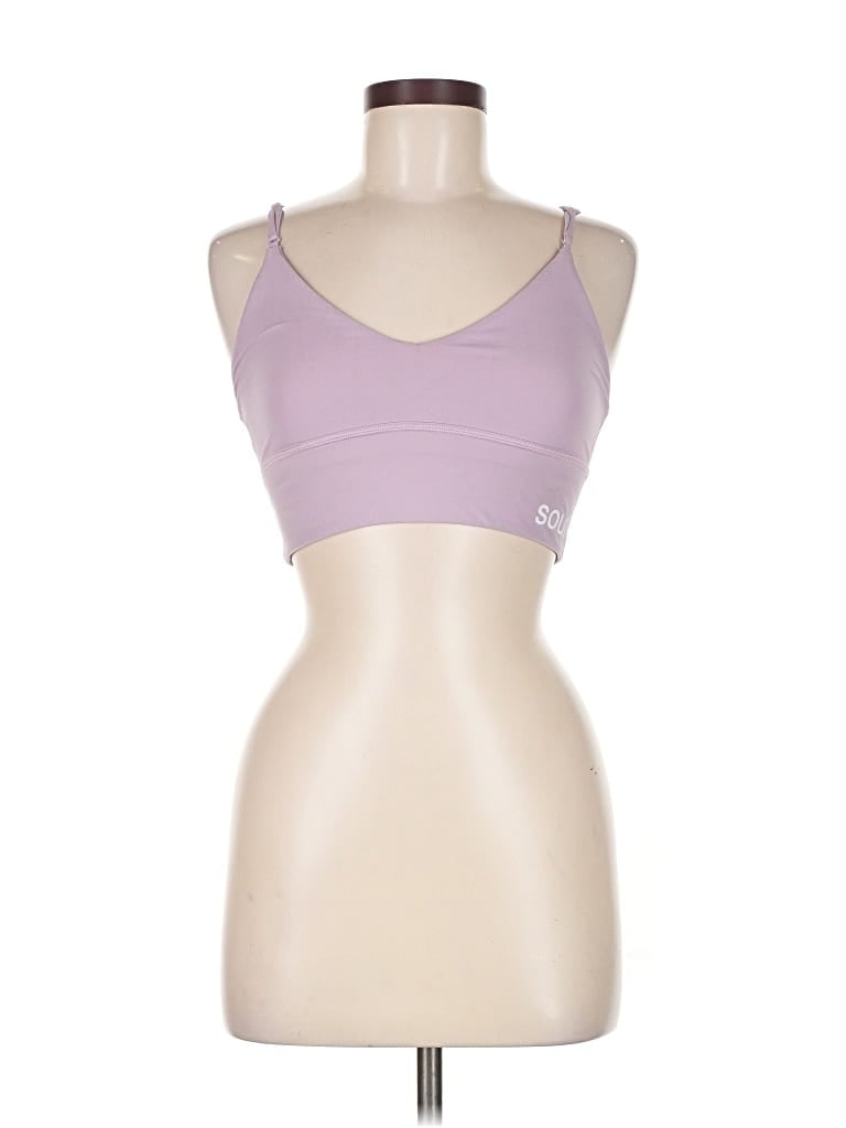 Pre-owned Lululemon Athletica Sports Bra In Purple