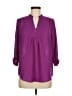 Brixon Ivy 100% Polyester Purple 3/4 Sleeve Blouse Size M - photo 1