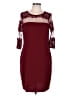 En Focus Studio Burgundy Cocktail Dress Size 12 - photo 1