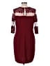 En Focus Studio Burgundy Cocktail Dress Size 12 - photo 2