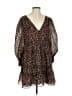 Lulus 100% Polyester Animal Print Brown Cocktail Dress Size S - photo 1