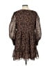 Lulus 100% Polyester Animal Print Brown Cocktail Dress Size S - photo 2
