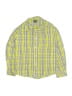 DKNY Plaid Yellow Long Sleeve Button-Down Shirt Size 7 - photo 1