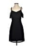 Express 100% Polyester Solid Black Cocktail Dress Size 0 - photo 1