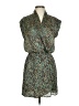 Bar III 100% Polyester Print Teal Casual Dress Size XS - photo 1