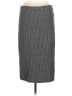 Ann Taylor LOFT Houndstooth Gray Casual Skirt Size M - photo 2