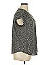 Monday Fun 100% Polyester Black Short Sleeve Blouse Size XL - photo 4
