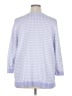 Lands' End 100% Cotton Checkered-gingham Blue Purple Pullover Sweater Size XL (estimated) - photo 2