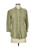 Kasper Solid Green 3/4 Sleeve Button-Down Shirt Size 4 - photo 1