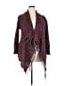 SJS 100% Acrylic Burgundy Cardigan Size 2X - photo 1