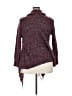 SJS 100% Acrylic Burgundy Cardigan Size 2X - photo 2